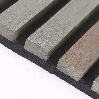 Tabla de pared acústica con ranuras de absorción de sonido altamente eficaz con estilo de diseño moderno