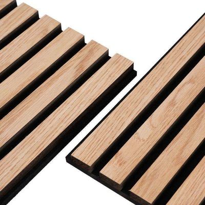 Tabla de pared acústica con ranuras de absorción de sonido altamente eficaz con estilo de diseño moderno
