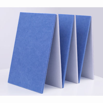 Tabla de absorción de sonido de tela de poliéster de 25 mm para panel de pared acústico