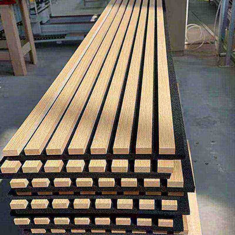 Panel de pared de madera para el apartamento decoración del hogar diseño moderno resistente al fuego